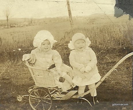 Baby care and diapers living in the past