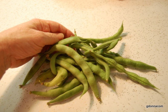 Blanching extra vegetables