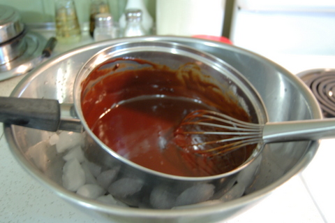 About the boiled chocolate frosting and a story