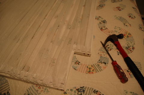 Jack Lemmon helped us to build a room divider.