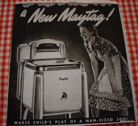 Laundry during the 1930s and 1940s